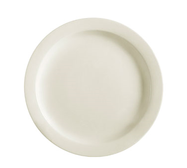 CAC China NRC-7 Plate, 7-1/4" dia. x 3/4"H, round, narrow rim