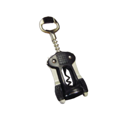 Thunder Group OW115 Black Wing Type Champagne Opener w/ Stainless Steel Handle