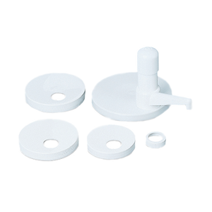 San Jamar P7510 Ultra Condiment Pump Kit, includes: 38, 39 & 110mm plastic screw caps