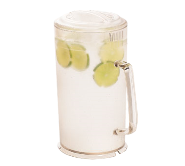 Cambro PC64CW135 64 Oz. Pitcher with Lid, Plastic Clear, NSF