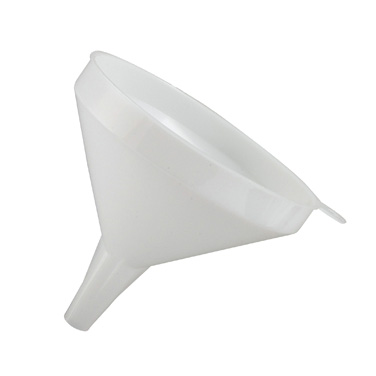 Winco PF-16 Funnel, 16 oz., 5-1/4" dia., round, plastic, white