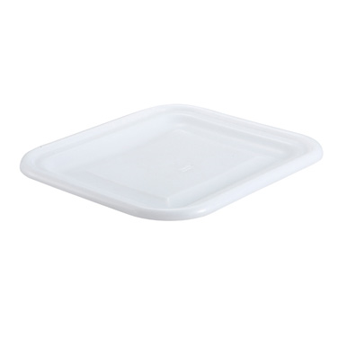 Winco PL-MBC Mini Bin Cover, BPA free, polypropylene, white