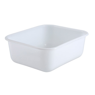 Winco PL-MB Mini Bin, 14-3/4" x 12-1/2" x 5-3/8", BPA free, polypropylene, white