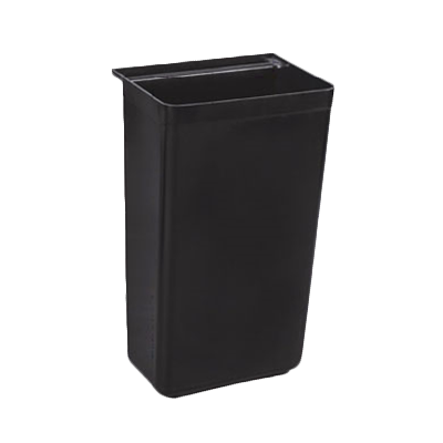 Thunder Group PLBC0013B Refuse Bin For Bus Carts PLCB3316 and PLCB4019, Plastic, Black