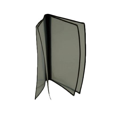 Thunder Group PLMENU-4 MENU COVER 4-Page Book Fold, Black