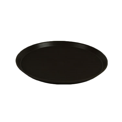 Thunder Group PLST1600BL 16" Round Tray, Black, NSF