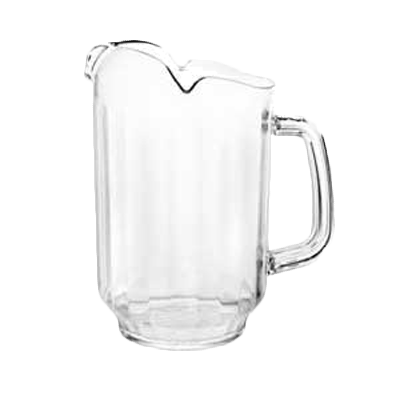 Thunder Group PLWP064CL Water Pitcher, 64 oz., three spout, polycarbonate, clear, NSF