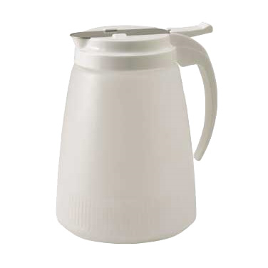 Winco PSUD-48 48 Oz. Plastic Syrup Dispenser