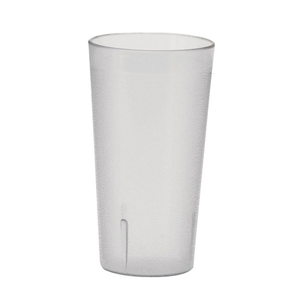 Winco PTP-08C Tumbler, 8 oz., pebbled, break-resistant, dishwasher safe, plastic, clear