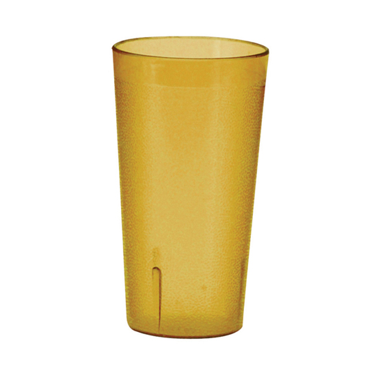 Winco PTP-09A Tumbler, 9-1/2 oz., pebbled, break-resistant, dishwasher safe, plastic, amber