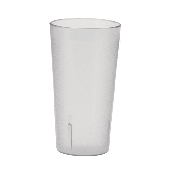 Winco PTP-20C Tumbler, 20 oz., pebbled, break-resistant, dishwasher safe, plastic, clear