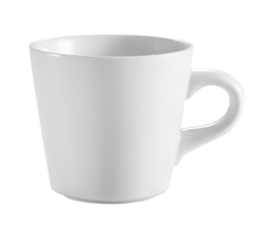CAC China RCN-1 Clinton Coffee Cup, 7-1/2 oz., 3-3/4" dia. x 3"H, round