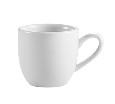 CAC China RCN-35 Clinton Demitasse Cup, 3-1/2 oz., 2-1/2" dia. x 2-1/4"H, round