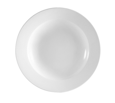 CAC China RCN-3 Clinton Soup Plate, 10 oz., 8-7/8" dia. x 1-1/4"H, round, rolled edge
