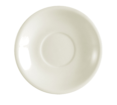 CAC China REC-2 Saucer, 6" dia. x 1"H, round, rolled edge
