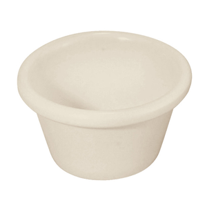 Winco RP-6B Ramekin, 6 oz., plain, melamine, break-resistant, bone, NSF