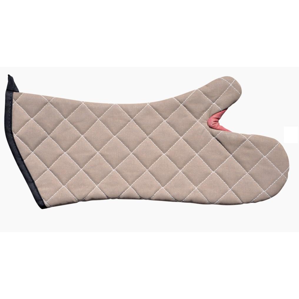 San Jamar 800FG15 Bestguard Oven Mitt, 15", Tan