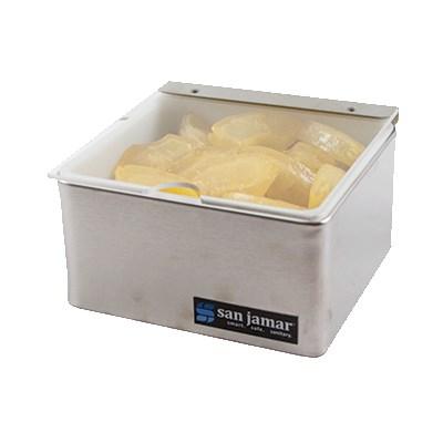San Jamar B4061INL Condiment Centers With Notched Lids, 1 Qt.