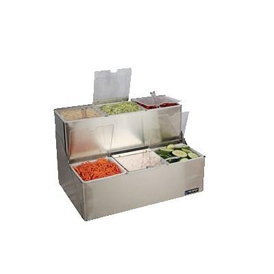 San Jamar B6706INL EZ-Chill Step Condiment Center