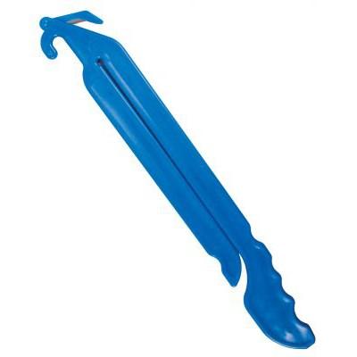 San Jamar BB100 Bag Boa Cutter & Squeegee, 7-1/2" Long Squeegee, Blue, NSF
