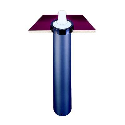San Jamar C2210C18 Euro EZ-Fit In-Counter Cup Dispenser, 18"L Tube, NSF
