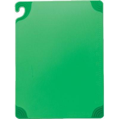 San Jamar CBG152012GN Saf-T-Grip Cutting Board, 15" X 20" X 1/2", Green, NSF