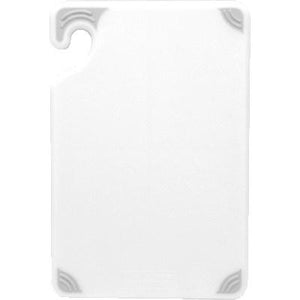 San Jamar CBG912WH Saf-T-Grip X-Pediter Cutting Board, 9" X 12" X 3/8", White, NSF