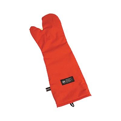 San Jamar CTC24 Cool Touch Oven Mitt, 24" Length, Red, NSF