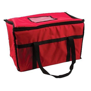 San Jamar FC2212-RD Food Carrier, 22"W X 12"D X 12"H, Red