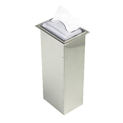 San Jamar H2003CLSS12 Countertop Napkin Dispenser, In-Counter