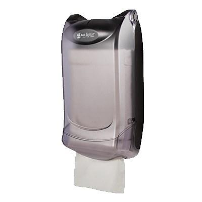 San Jamar H5003PCL Venue Napkin Dispenser, Wall Mount, Clear