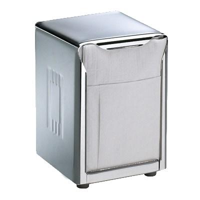 San Jamar H985X Tabletop Napkin Dispenser, 2-Sided Dispensing, 22-Gauge Stainless Steel, Satin