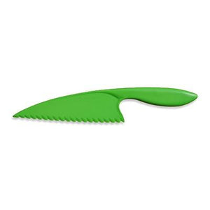 San Jamar LK200W Lettuce Knife, 12", Serrated Edge, Dishwasher Safe, Nylon, Green