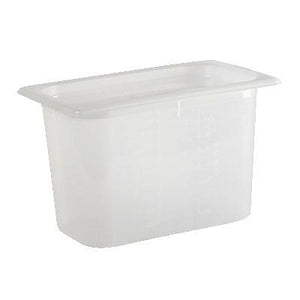 San Jamar MP14 Mod Pans 1/4 Food Pan With Lid, 51/8" (384 Mm) Deep, BPA Free, NSF