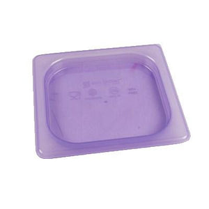 San Jamar MPL16PR Modpan Food Pan Lid Only, 1/6 Size, Pack of 6, Purple, BPA Free, NSF