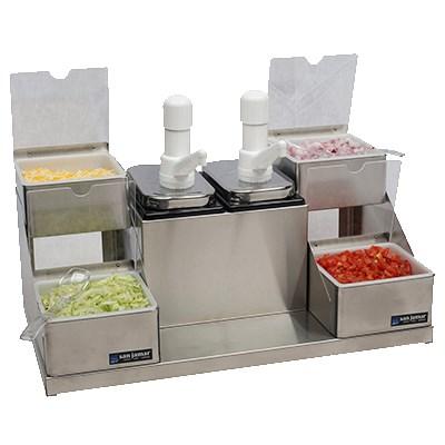 San Jamar P9724 Self-Service Condiment Centers