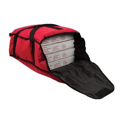 San Jamar PB17 Pizza Bag, 17" X 16-1/2" X 5", Red