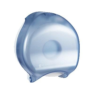 San Jamar R2000TBL Classic Bath Tissue Dispenser, Translucent Arctic Blue