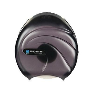 San Jamar R2090TBK Oceans Bath Tissue Dispenser, Translucent Black Pearl