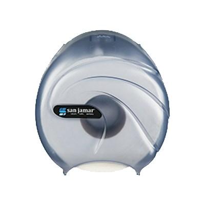 San Jamar R2090TBL Oceans Bath Tissue Dispenser, Translucent Arctic Blue