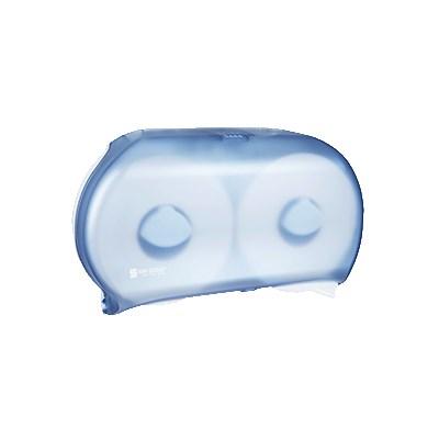 San Jamar R4000TBL Classic Bath Tissue Dispenser, Translucent Arctic Blue