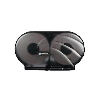 San Jamar R4090TBK Oceans Bath Tissue Dispenser, Translucent Black Pearl