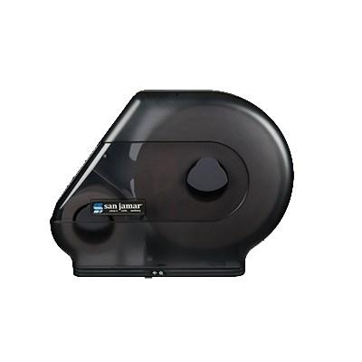 San Jamar R6500TBK Classic Quantum Bath Tissue Dispenser, Translucent Black Pearl