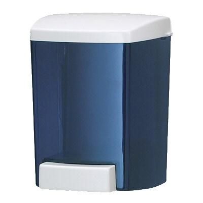 San Jamar SF30TBL Classic Soap Dispenser, 30 Oz. Capacity, Translucent Arctic Blue