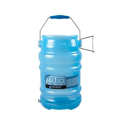 San Jamar SI6000BPAF Round Ice Tote With 6 Gal Capacity, Blue