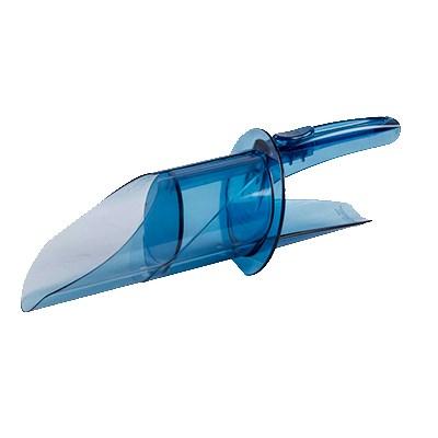 San Jamar SI7850 Saf-T-Scoop, Adjustable To 8, 16, Or 24 Oz., Polycarbonate, Blue, NSF