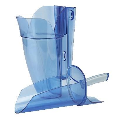San Jamar SI9000 Saf-T-Scoop Guardian System, 64 - 86 Oz. Capacity, Polycarbonate, Blue, NSF