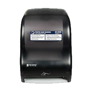 San Jamar T1400TBKHW Smart System Classic Towel Dispenser With IQ Sensor, Translucent Black Pearl