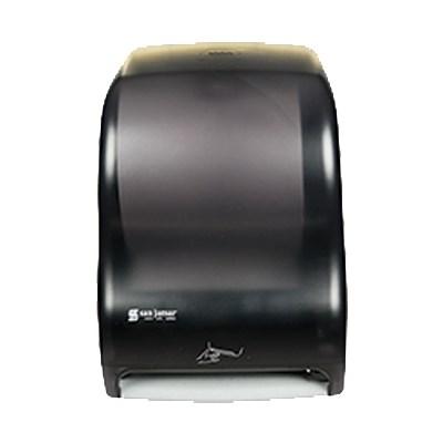 San Jamar T1400TBK Smart System Classic Towel Dispenser With IQ Sensor, Translucent Black Pearl