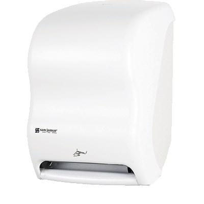 San Jamar T1400WH Smart System Classic Towel Dispenser With IQ Sensor, White